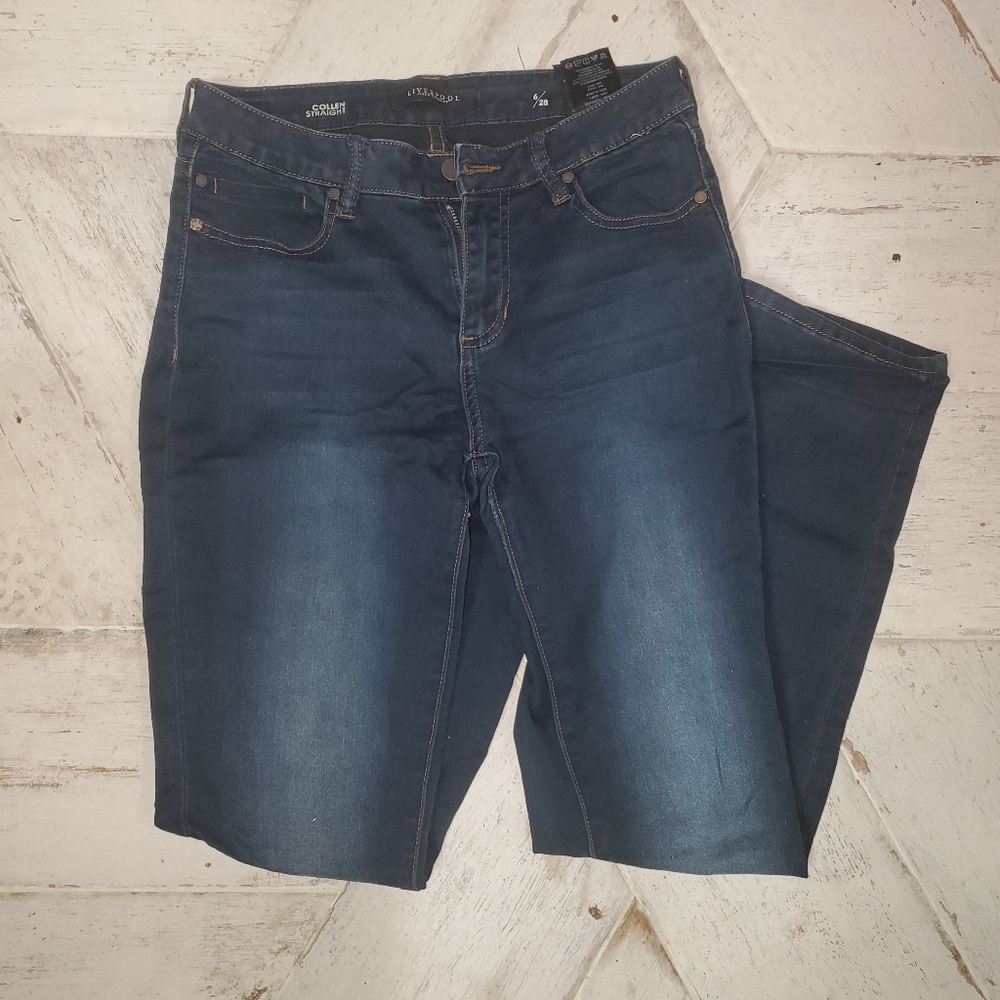 Liverpool Collen 4-Way Stretch Straight Leg Jeans